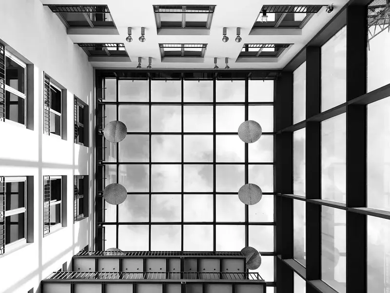 Ultra modern open-plan urban loft interior