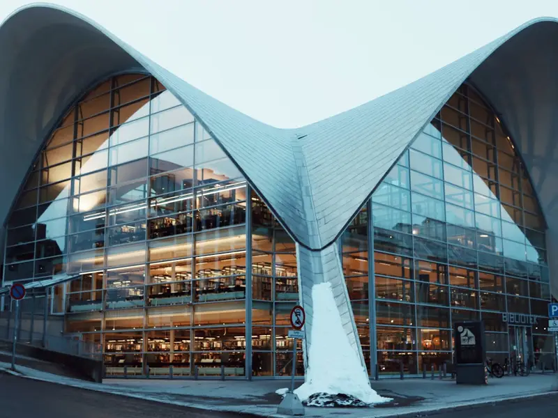 Abstract geometrical white architectural facade with shadows